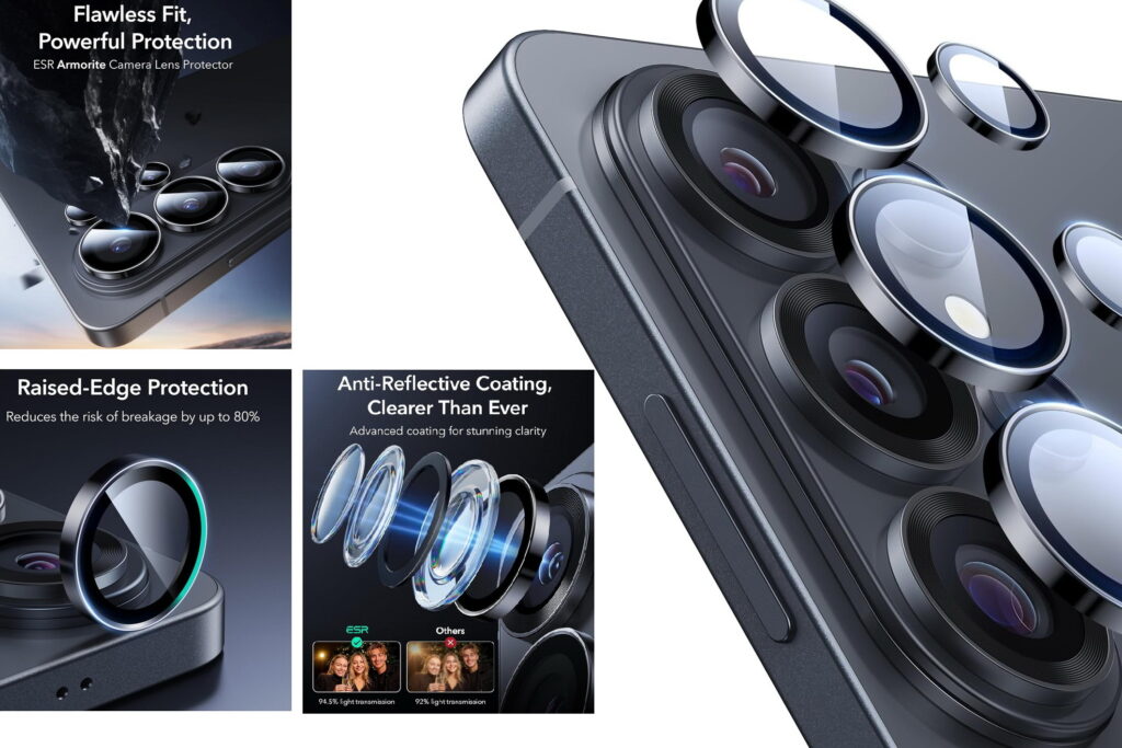 ESR Samsung Galaxy S26 Ultra individual camera lens protector set