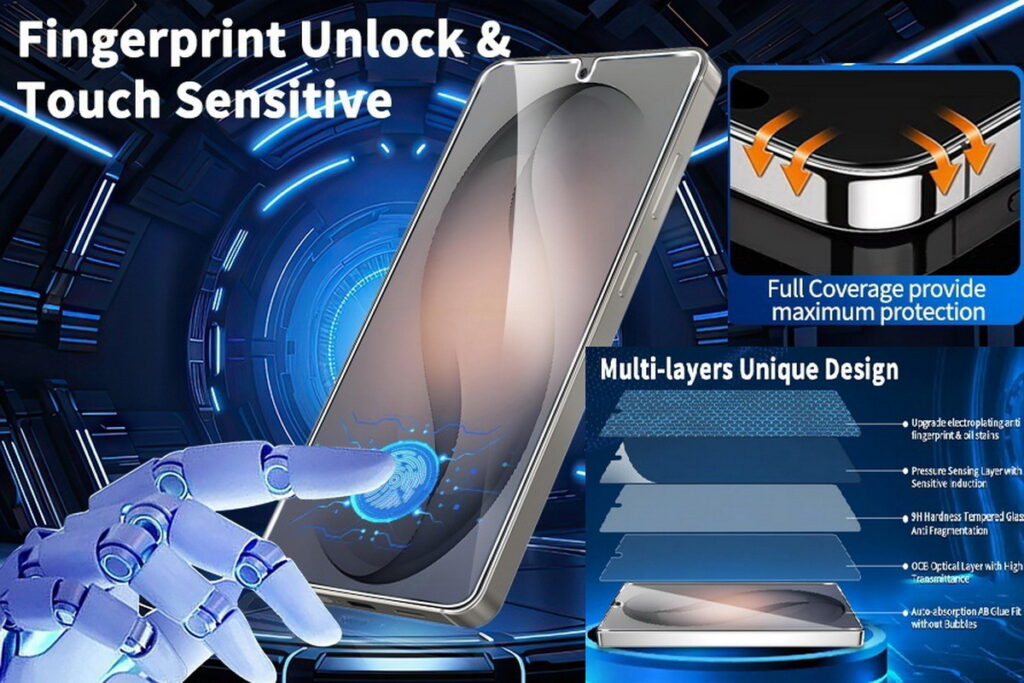 Firtstnow Samsung Galaxy S26 Ultra tempered glass screen protector and camera lens protector