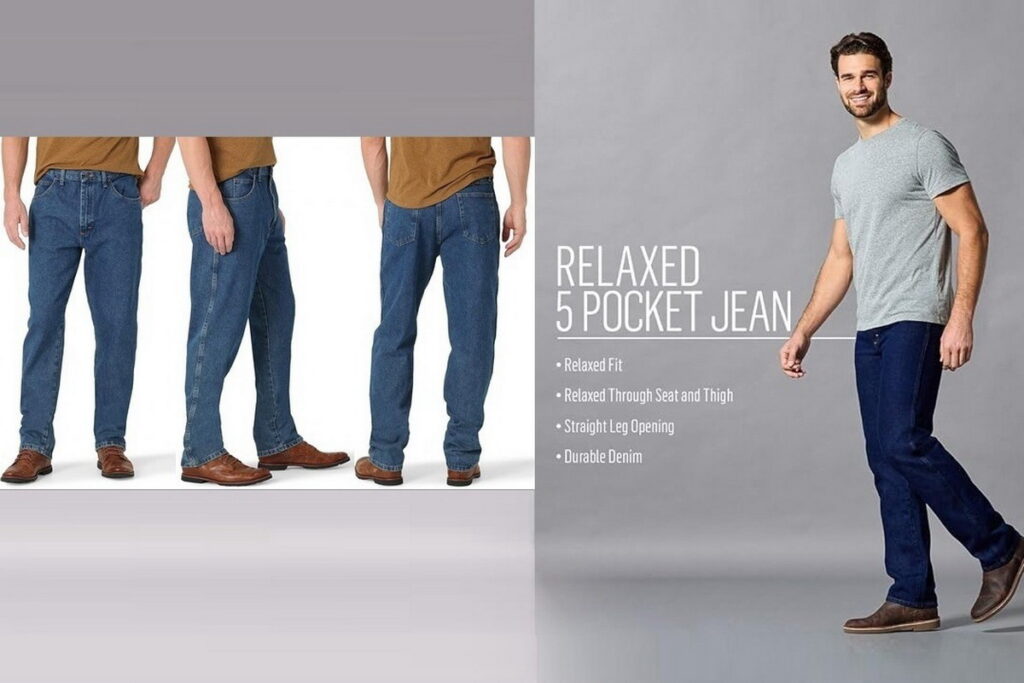 Rustler relaxed fit jeans for men daily wear