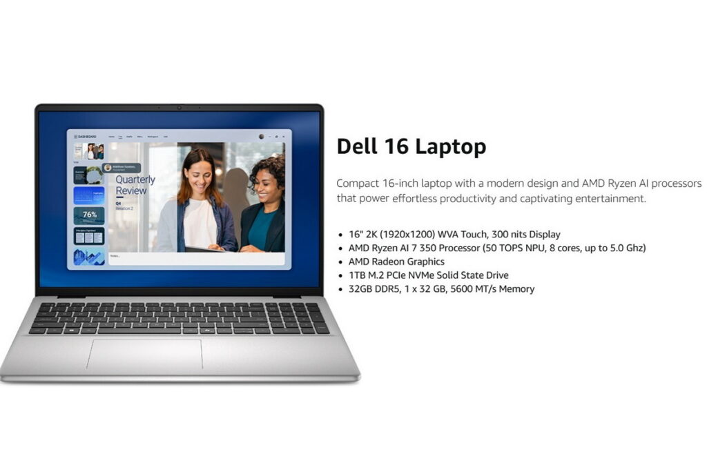 Dell 16 Ryzen DC16256