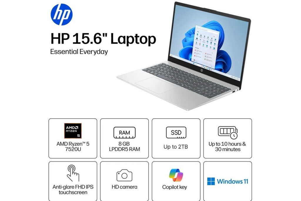 HP Pavilion 15 touchscreen laptop